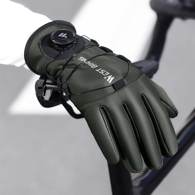 CowLost | west-biking-self-locking-bike-gloves-winter-fleece-thermal-cycling-gloves-with-rotating-buckle-waterproof-mtb-motorcycle-gloves |2
