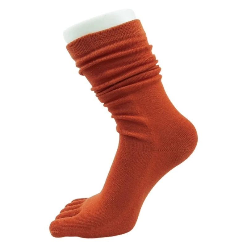 CowLost | product_id-women-s-autumn-breathable-cotton-five-finger-long-tube-toe-socks |12