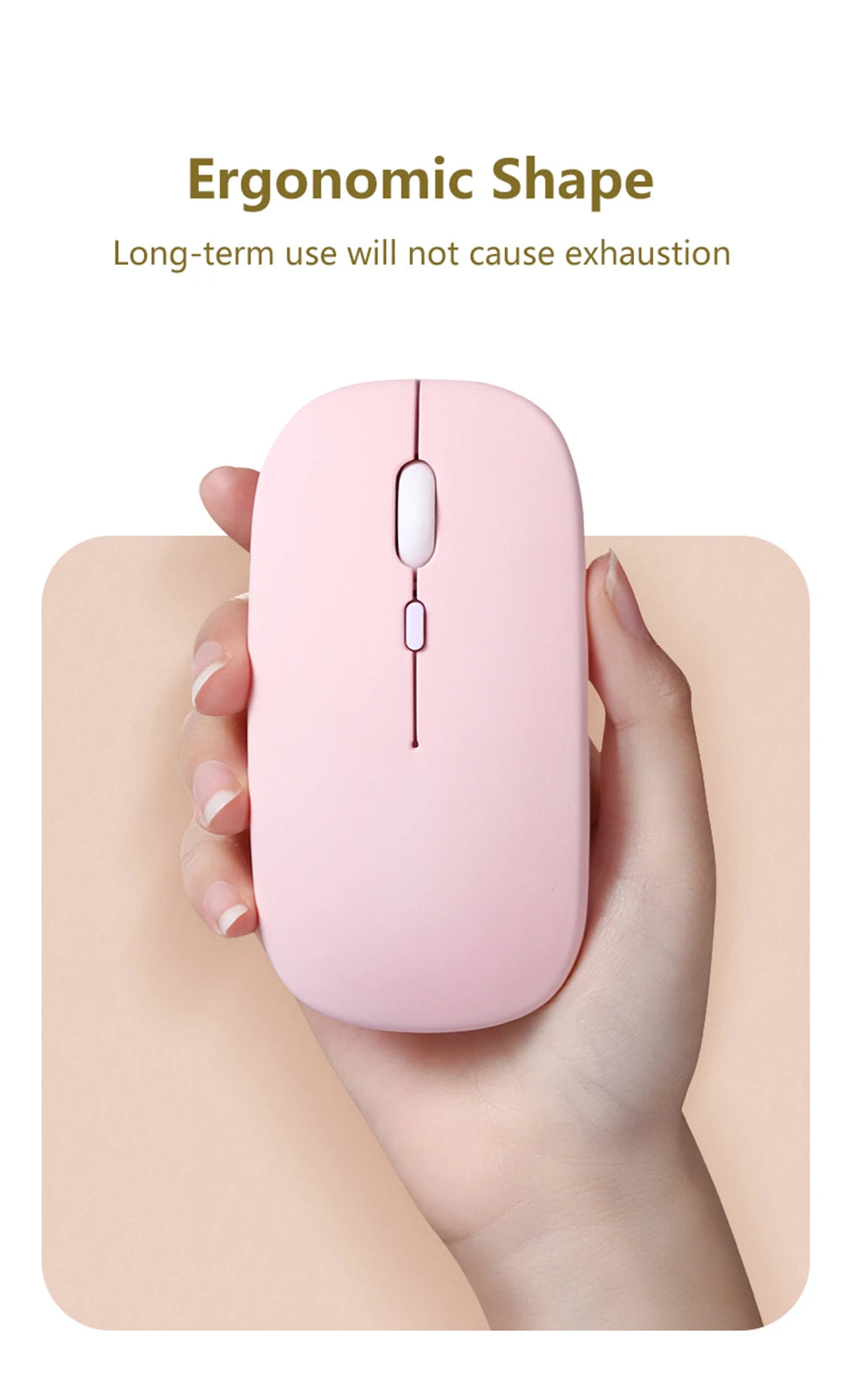 CowLost | wireless-bluetooth-mouse-portable-magic-silent-ergonomic-mice-for-laptop-ipad-tablet-notebook-mobile-phone |13