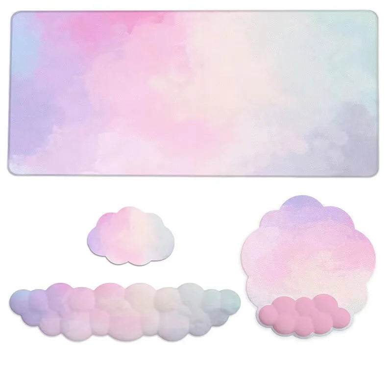 CowLost | cloud-gradient-gaming-keyboard-pad-wrist |1