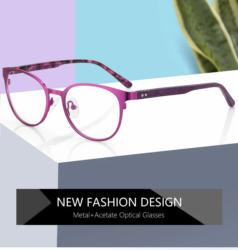 CowLost | zenottic-kids-round-metal-stylish-trending-glasses-frame |7