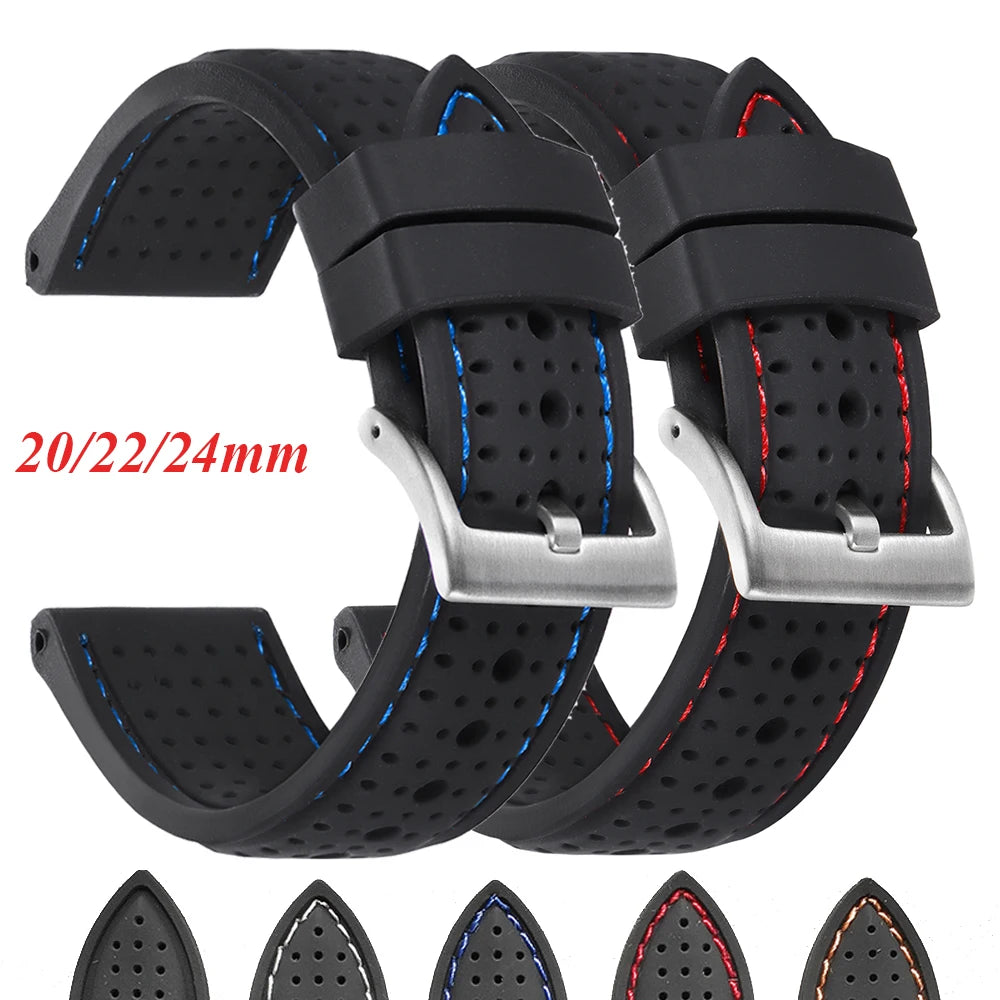 CowLost | watch-bands-product_id-breathable-silicone-sports-watchband-20mm-22mm-24mm-waterproof-universal-rubber-strap-for-smartwatch |1