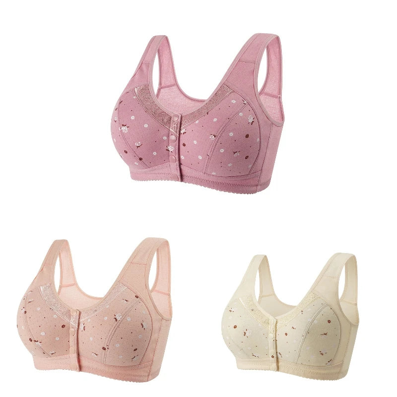 CowLost | product_id-fallsweet-3-piece-wireless-front-closure-seamless-lace-bra-set-plus-size |25