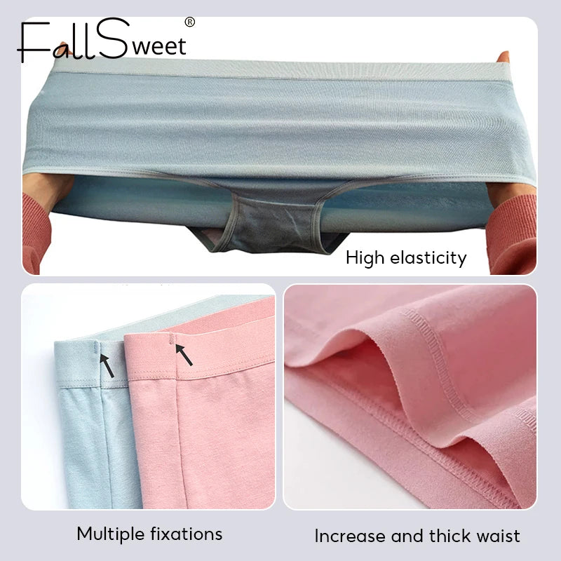 CowLost | product_id-fallsweet-6pcs-plus-size-womens-cotton-seamless-breathable-briefs |2