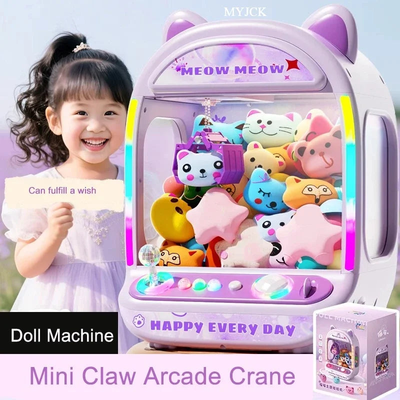 CowLost | product_id-diy-automatic-coin-operated-mini-claw-crane-doll-machine-toy-with-music-for-kids-christmas-gifts |2
