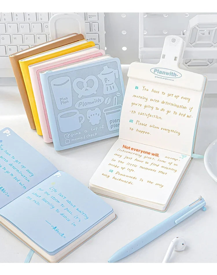 CowLost | product_id-planwith-coffee-theme-kawaii-mini-memo-pad-thick-blank-pages-for-journaling-sketching-to-do-lists |26