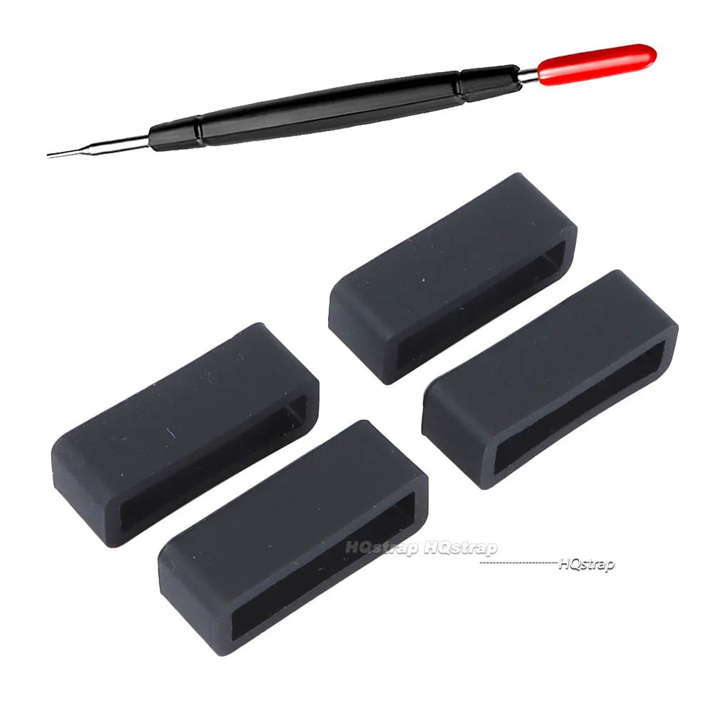 CowLost | product_id-4pcs-silicone-watch-band-keepers-security-rings-16-26mm-strap |23