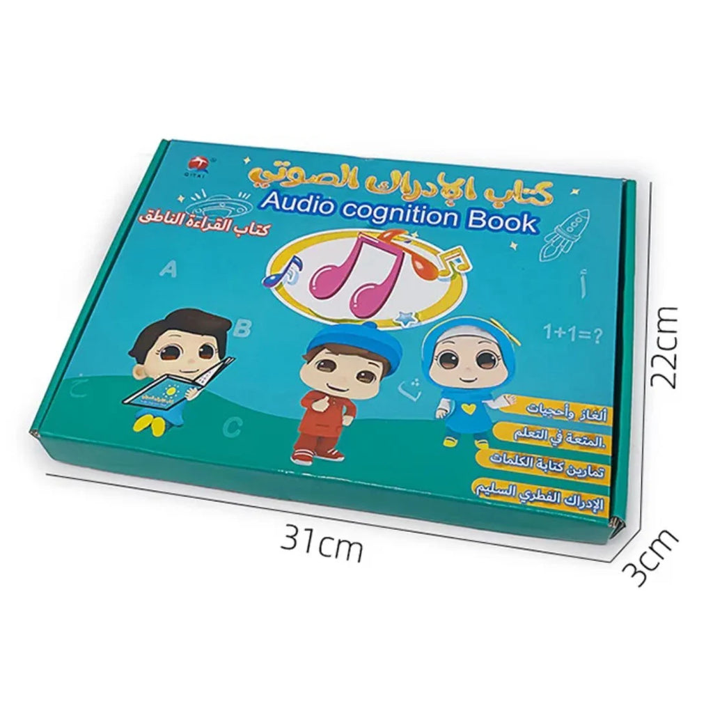 Arabic English Point Reading Puzzle Audio Book Early Education Montessori Toy