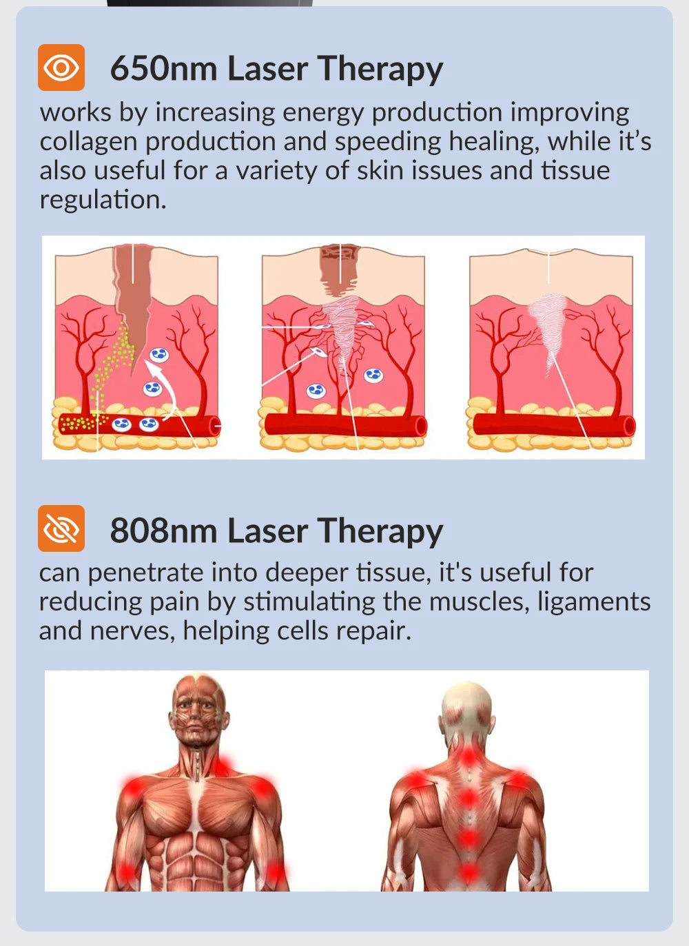CowLost | low-level-laser-therapy-machine-650nm-808nm-cold-laser-treatement-for-joint-pain-sciatica |12