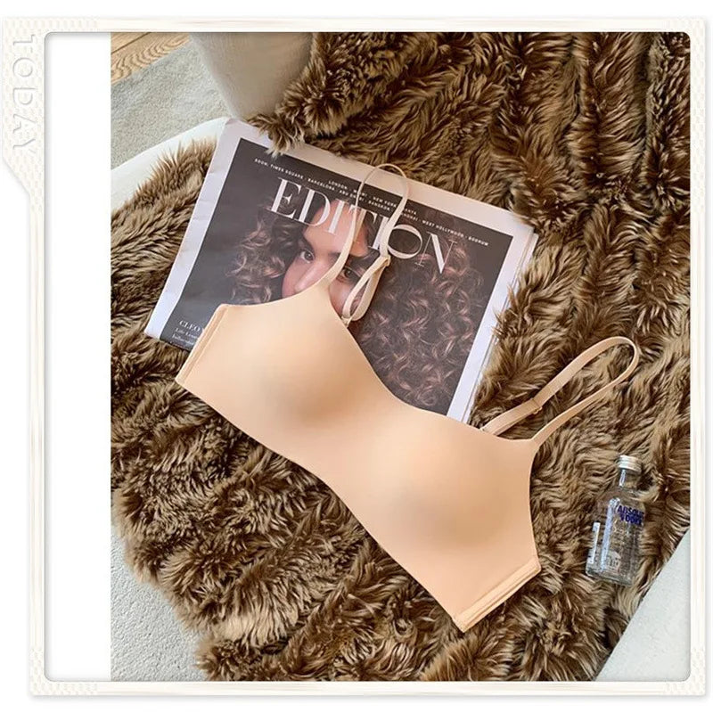 CowLost | product_id-seamless-small-chest-tube-top-bra-1-2-cup-non-wire-sexy-lingerie-underwear |6