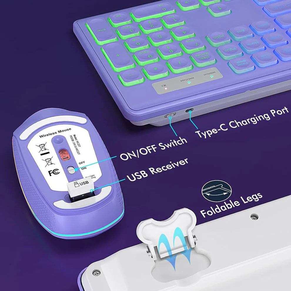 CowLost | product_id-jomaac-wireless-backlit-rechargeable-full-size-keyboard-mouse-combo-2-4ghz |6