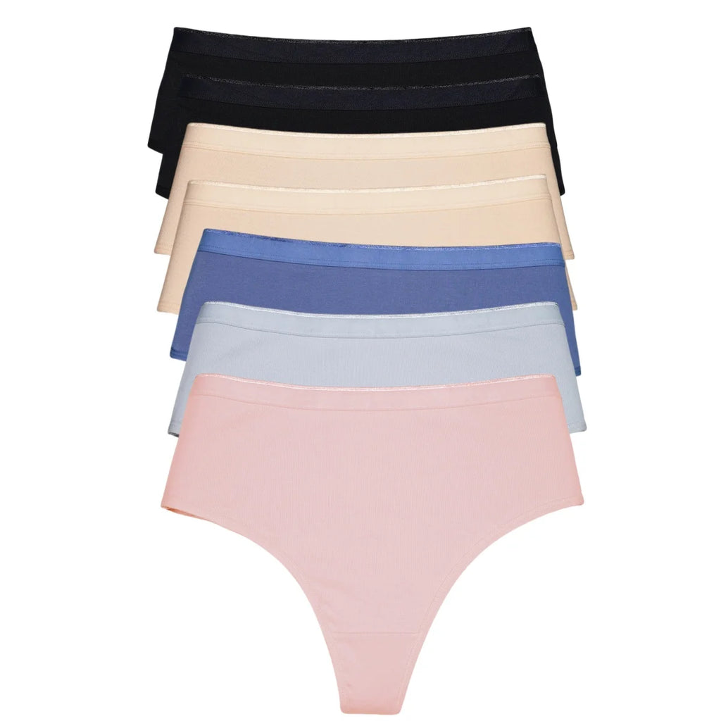 CowLost | product_id-ollymurscn-women-high-rise-cotton-solid-g-string-thong-s-l |6