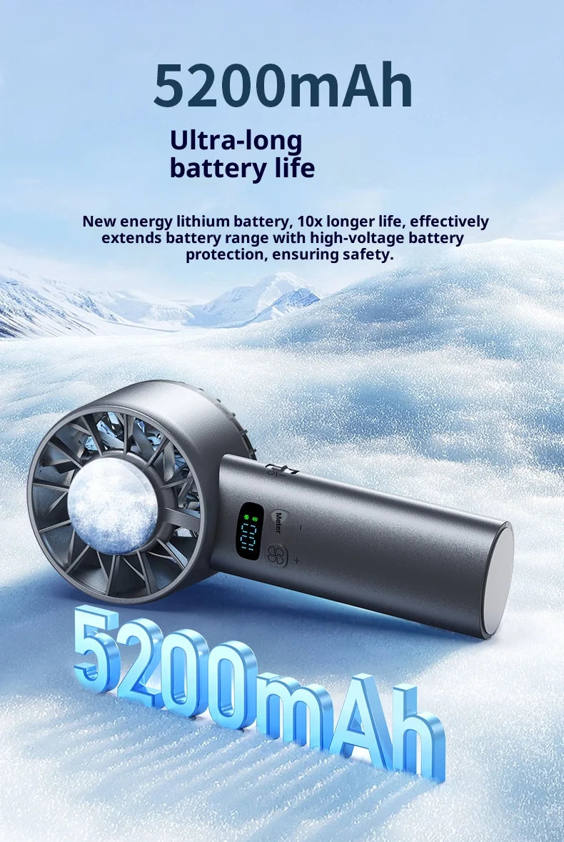 CowLost | product_id-homefish-usb-rechargeable-handheld-ice-compress-cooling-fan-with-led-display-for-travel-and-camping |15