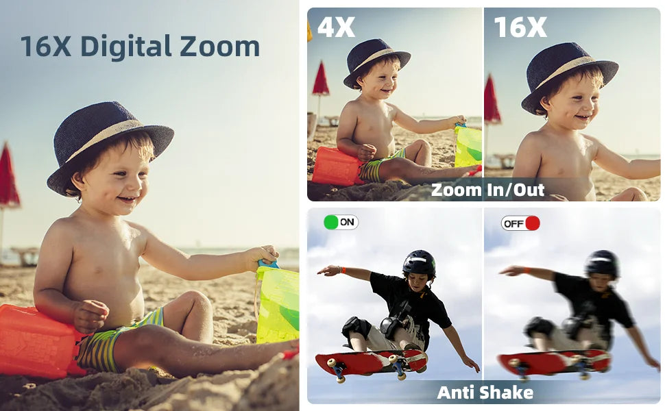 CowLost | camera-for-children-camcorder-with-16x-zoom |10