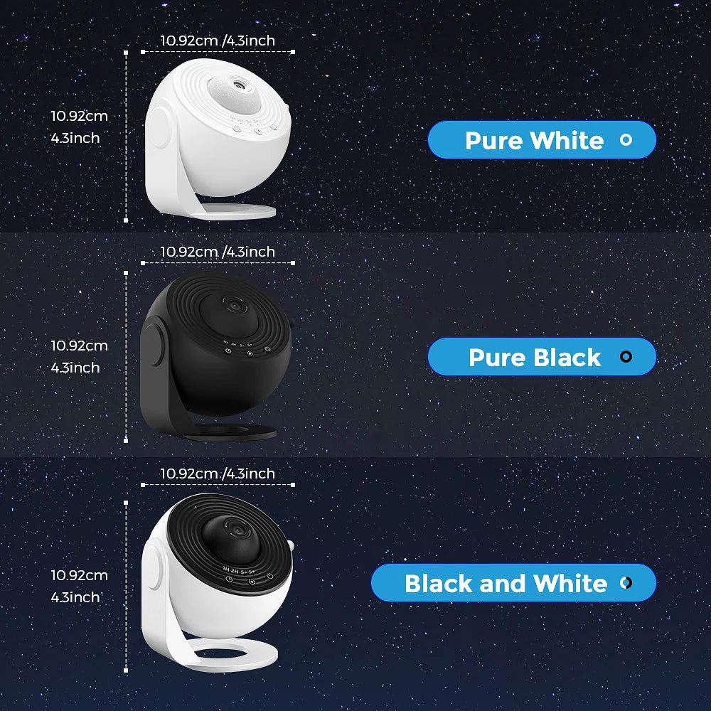 Mexllex HD Starry Sky Globe LED Galaxy Projection Night Light for Bedroom Party Gift