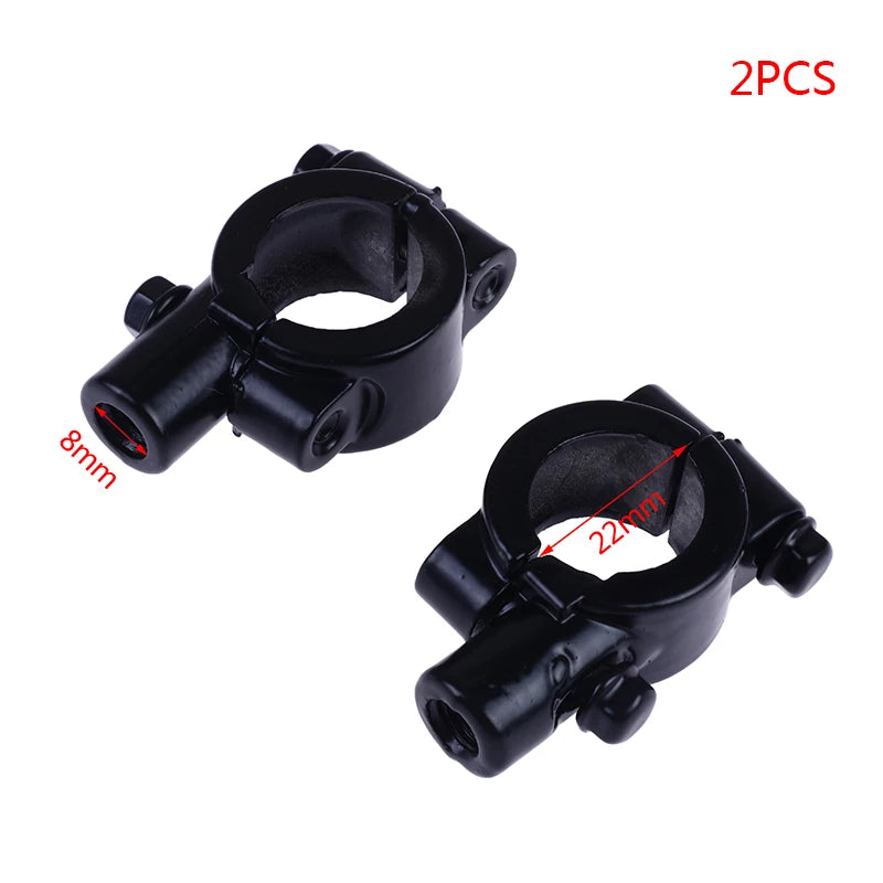 CowLost | 2pcs-22mm-handlebar-10mm-8mm-6mm-thread-motorcycle-mirror-mount |11