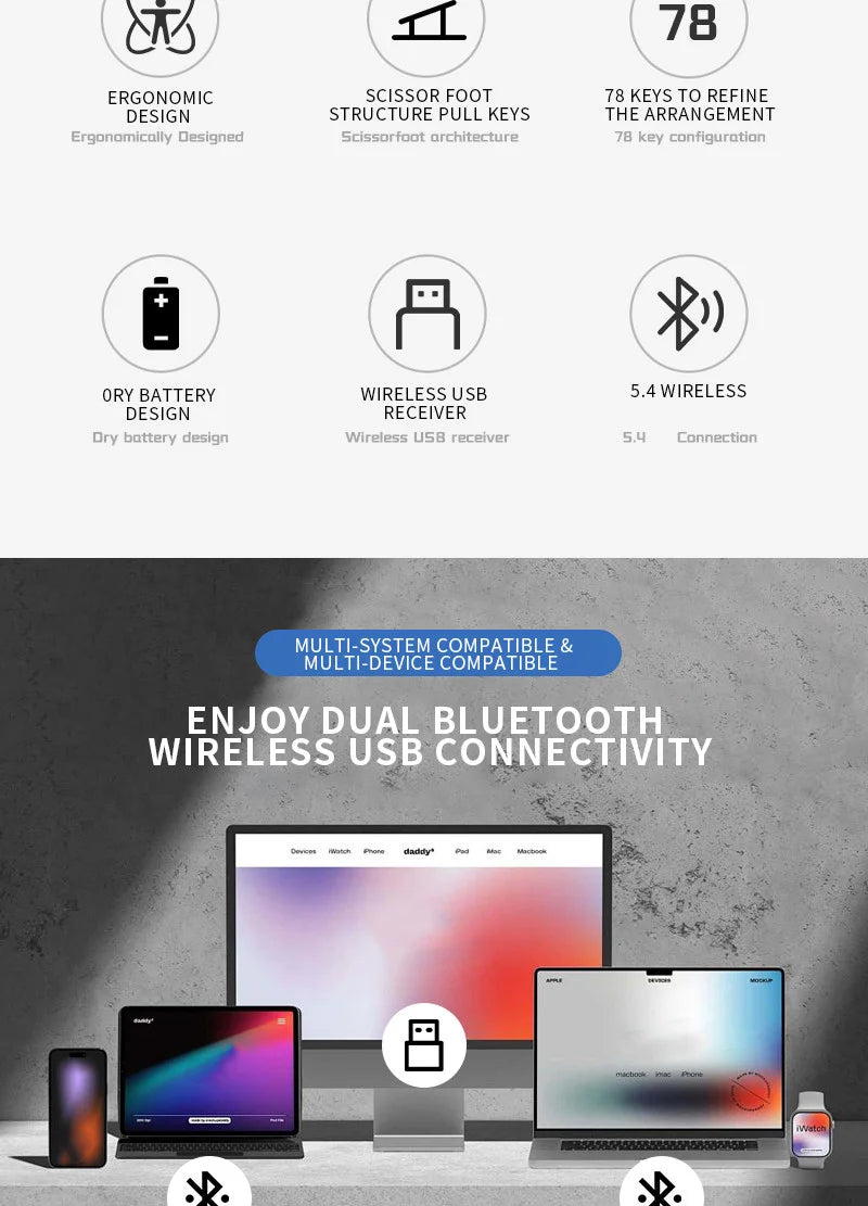 CowLost | product_id-jomaa-78-key-wireless-bluetooth-mini-trackball-keyboard-with-1600dpi-air-mouse-for-tv-ipad-phone-laptop |5