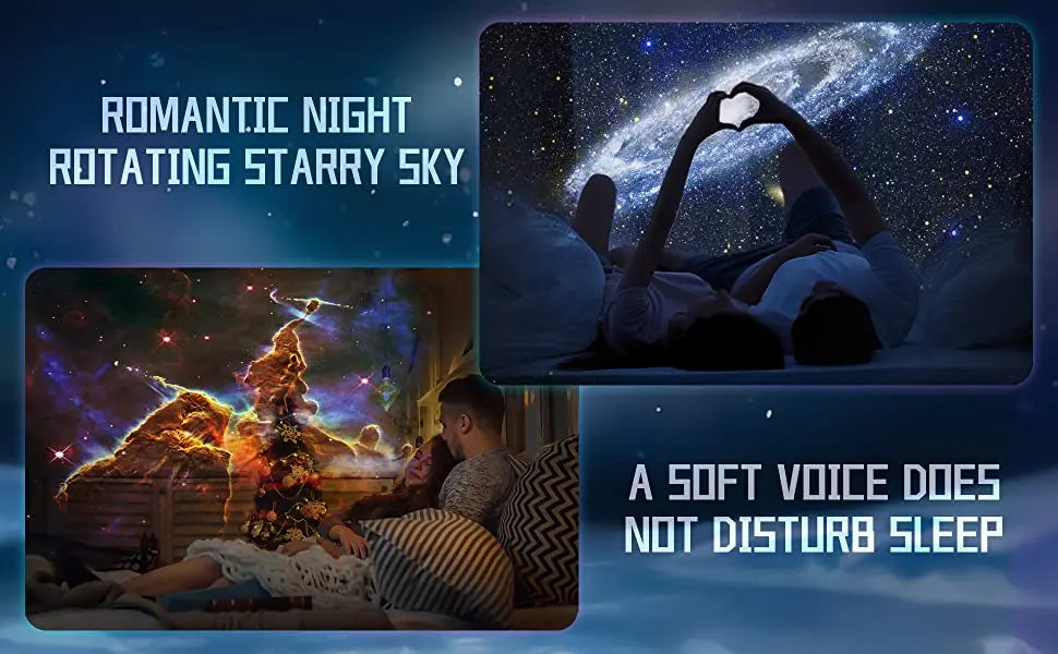 Mexllex HD Starry Sky Globe LED Galaxy Projection Night Light for Bedroom Party Gift