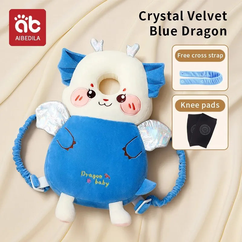 CowLost | aibedila-newborn-head-back-protector-baby-protect-pillow-learn-walk-headgear |23