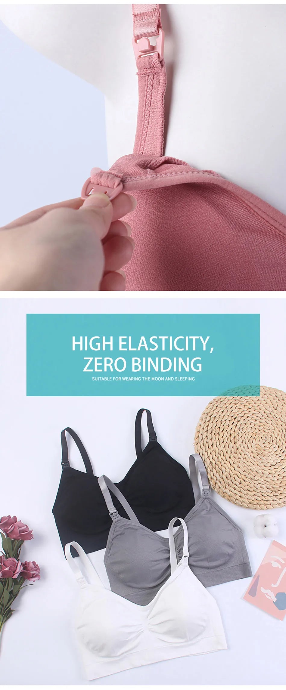 CowLost | product_id-wireless-seamless-breathable-maternity-nursing-sleep-bra |10