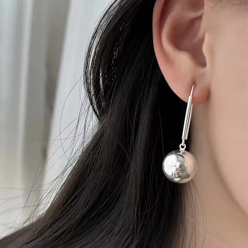 CowLost | 925-sterling-silver-vintage-tassel-ball-earrings-for-women |3