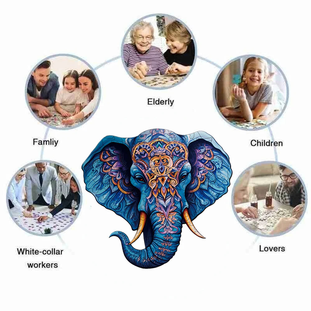 CowLost | product_id-wooden-elephant-jigsaw-puzzle-difficult-decompression-toy-gift-for-adults-and-kids |2