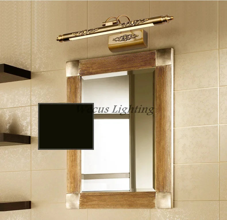 CowLost | product_id-golden-8w-500mm-bronze-led-bathroom-wall-light-european-mirror-lamp |9