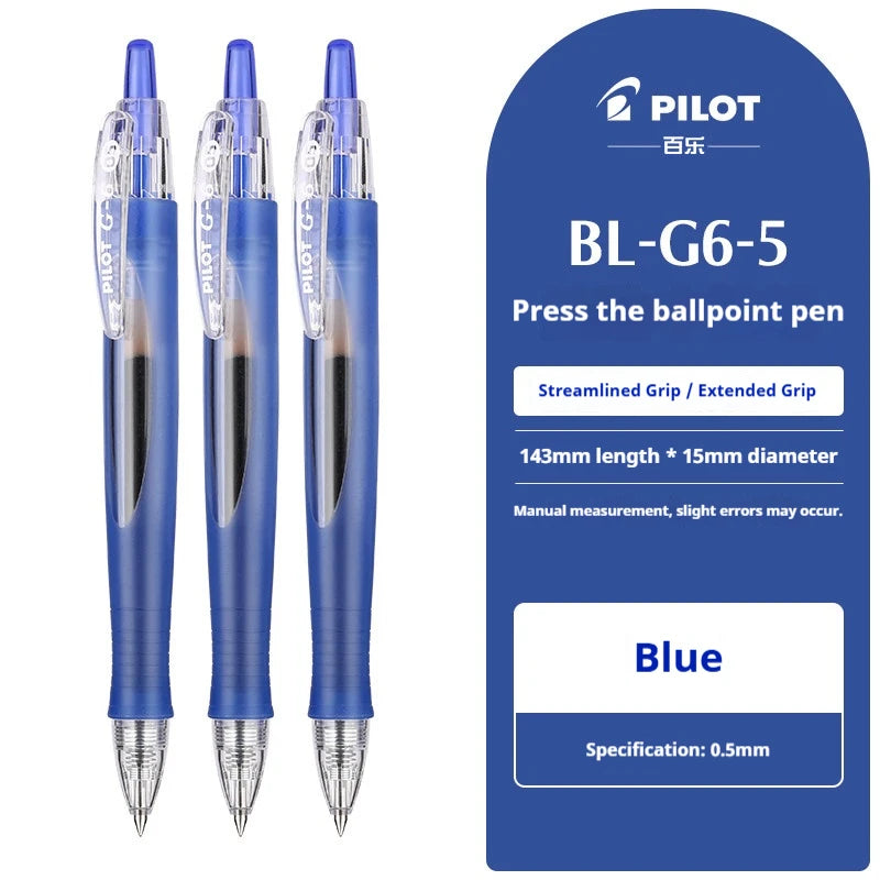 CowLost | product_id-pilot-g-6-0-5mm-gel-pen-with-comfort-grip-black-red-blue-ink-smooth-writing-needle-point |46