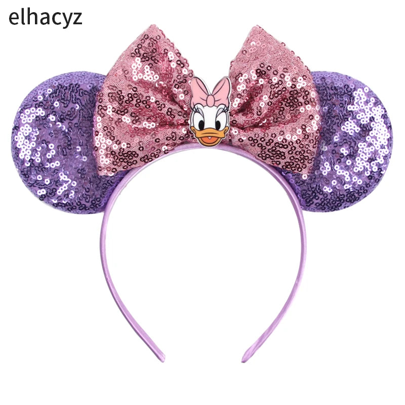 CowLost | daisy-duck-headwear-women-sequins-bow-headbands |15