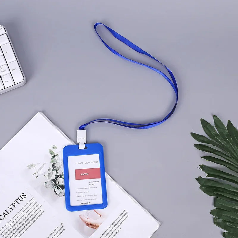 CowLost | uncategorized-plastic-work-card-holder-with-lanyard-rope |18