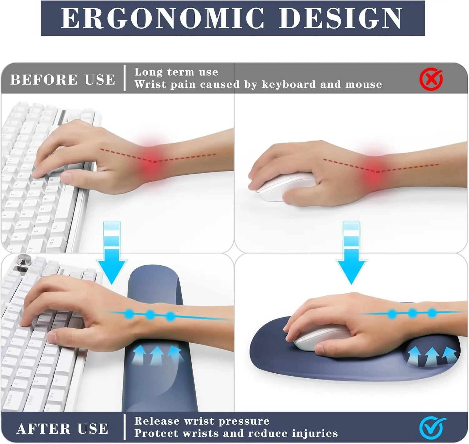CowLost | ergonomic-mouse-pad-with-gel-wrist-support-premium-lycra-fabric-non-slip-1 |10