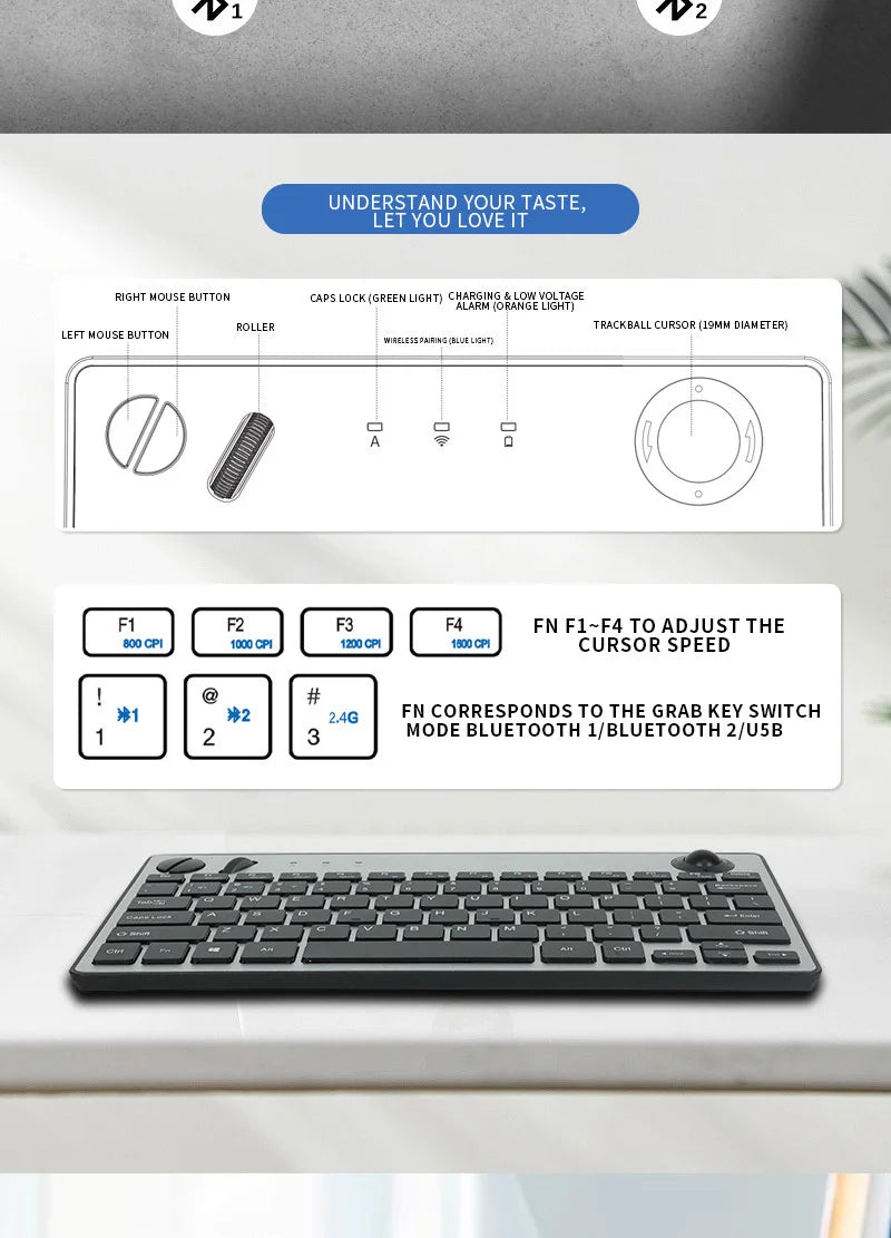 CowLost | product_id-jomaa-78-key-wireless-bluetooth-mini-trackball-keyboard-with-1600dpi-air-mouse-for-tv-ipad-phone-laptop |6