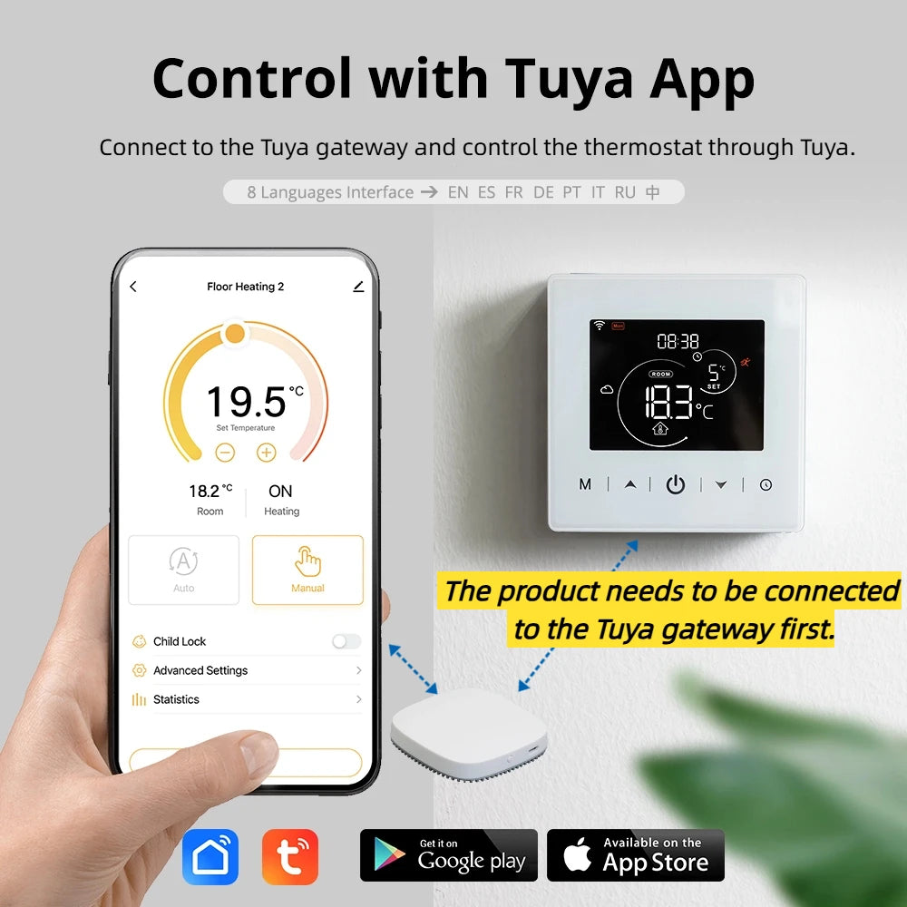 CowLost | seasonal-holiday-decorations-beok-zigbee-battery-powered-tuya-smart-thermostat-for-gas-boiler-daily-programmable-alexa-google-home-compatible |2