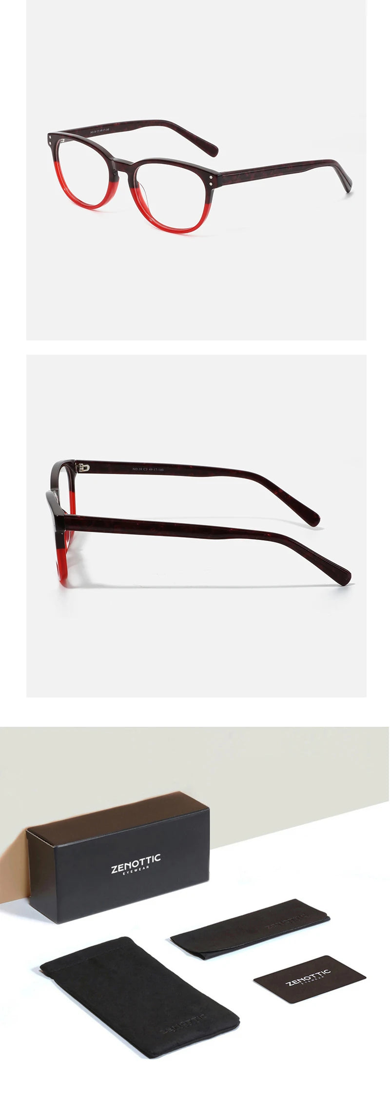 CowLost | zenottic-children-retro-vintage-round-acetate-optical-glasses-frames |11