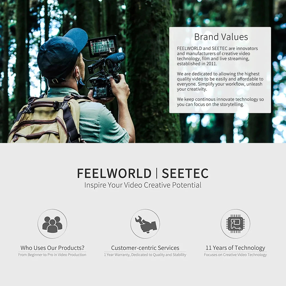 CowLost | 3d-printer-accessories-feelworld-s55-6-5-4k-portable-dslr-camera-field-monitor-hdmi-output |12