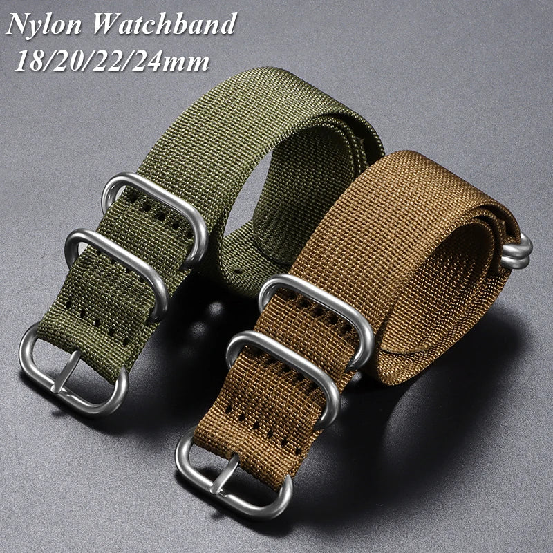 CowLost | product_id-hqstrap-ribbed-nylon-watchband-18-24mm-unisex-military-sports-strap-with-pin-buckle |1