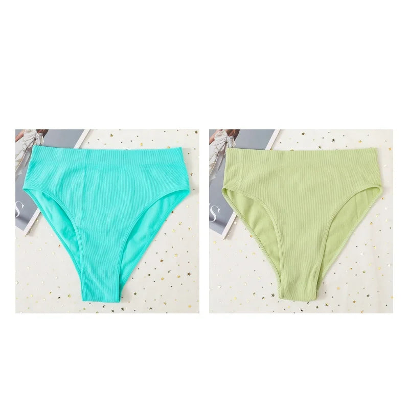 CowLost | product_id-2-pack-seamless-high-waist-womens-briefs-high-leg-solid-panties-s-l |40
