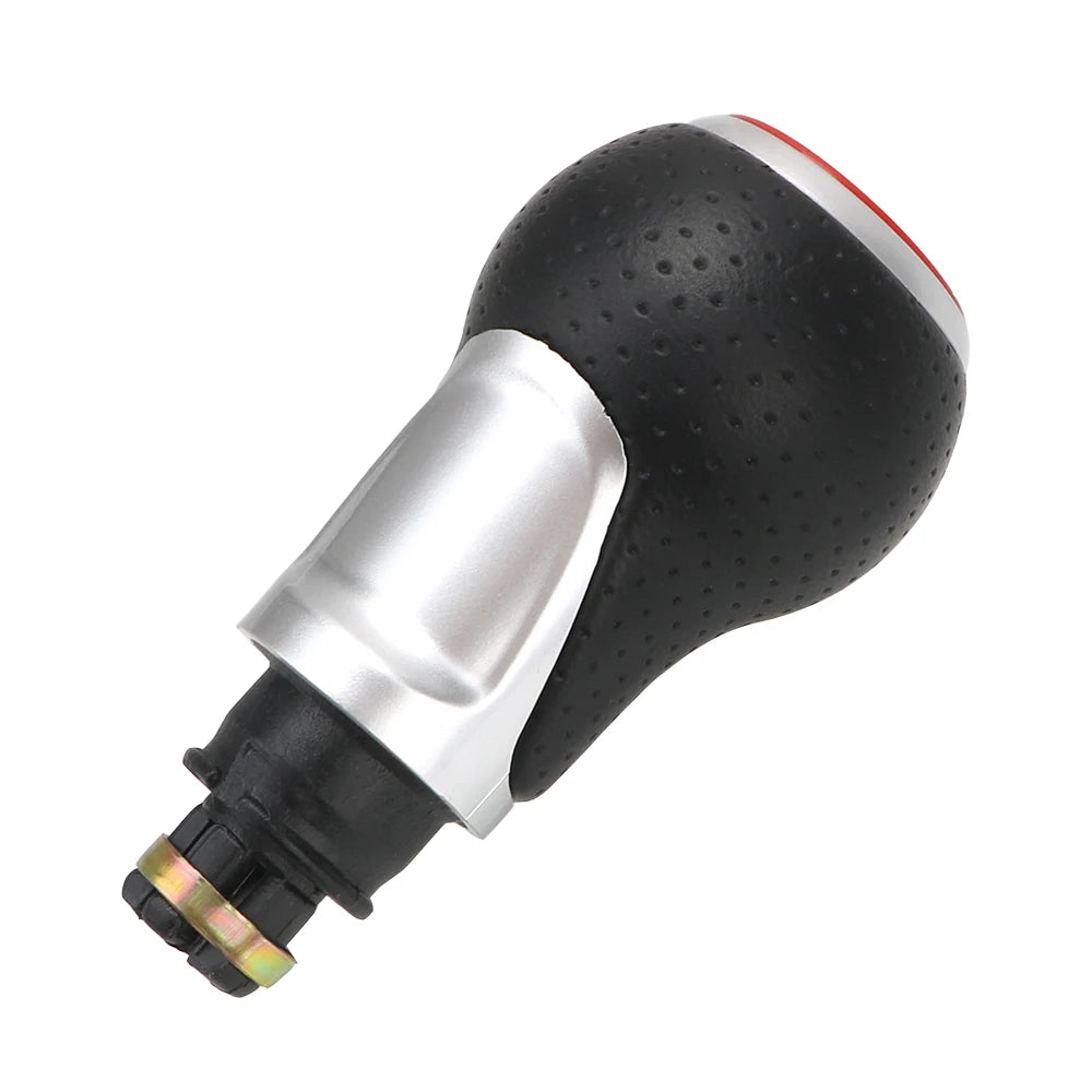CowLost | car-gear-shift-knob-for-audi-a4-b6-b7-b8-a6-s4-8k-a5-8t-q5-8r-s-line-ibiza-6j-seat-leon-mk1-passat-golf-12mm-5-6-speeds |4