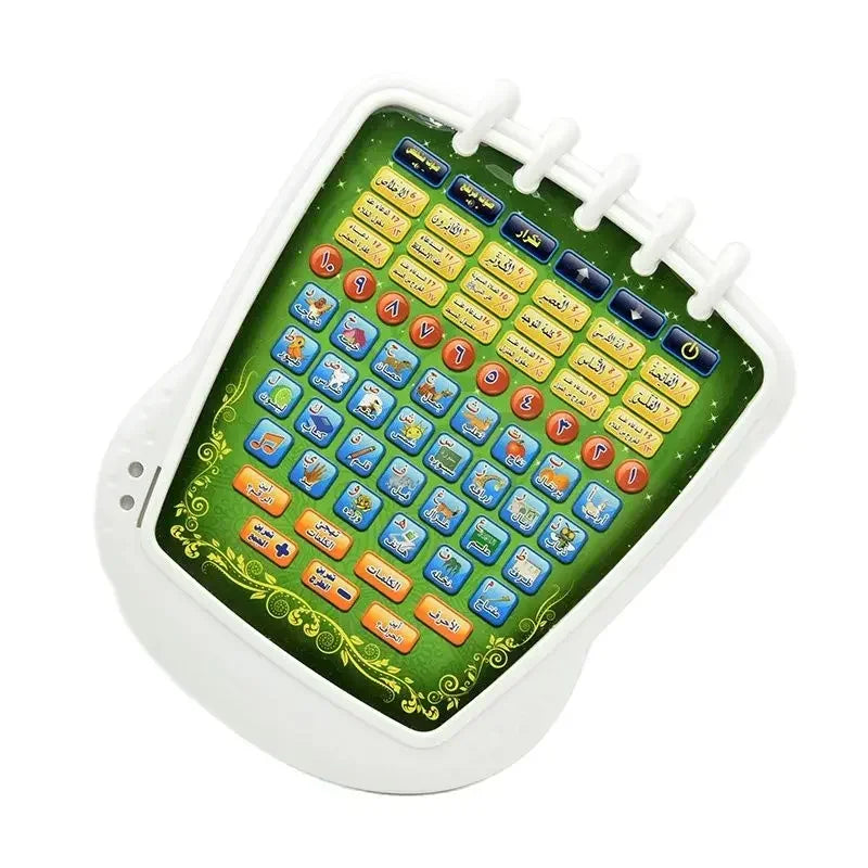 Arabic Kids Electronic Learning Pad Touch Sound Tablet for Early Education Gift