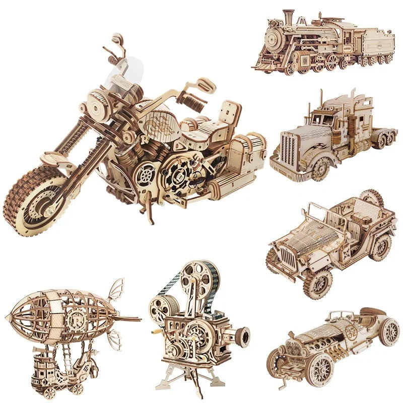 CowLost | fencing-barriers-robotime-rokr-diy-3d-wooden-gear-puzzle-model-kit |1