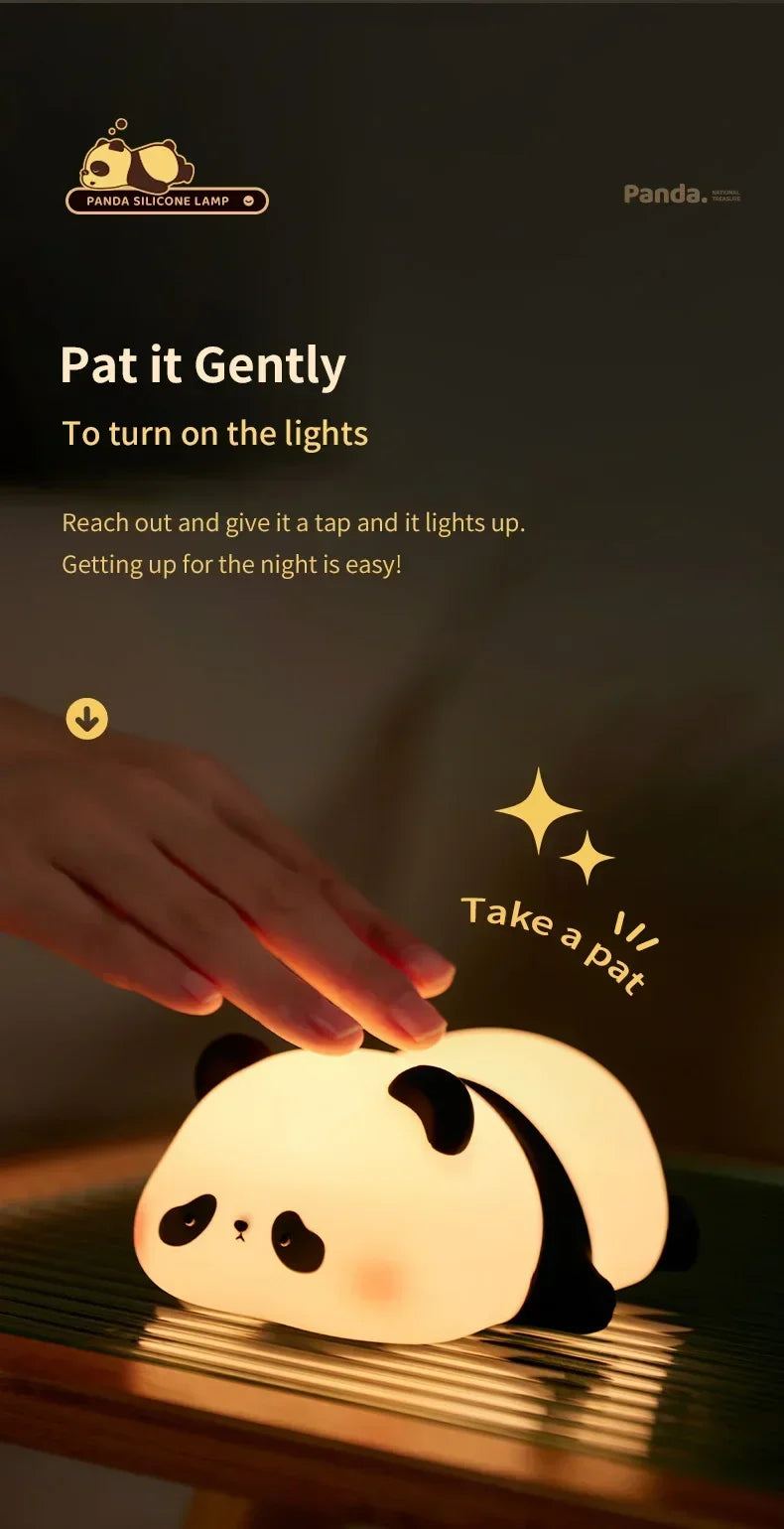 CowLost | product_id-rechargeable-panda-silicone-led-night-light-with-timer-for-kids-bedroom-gift |12