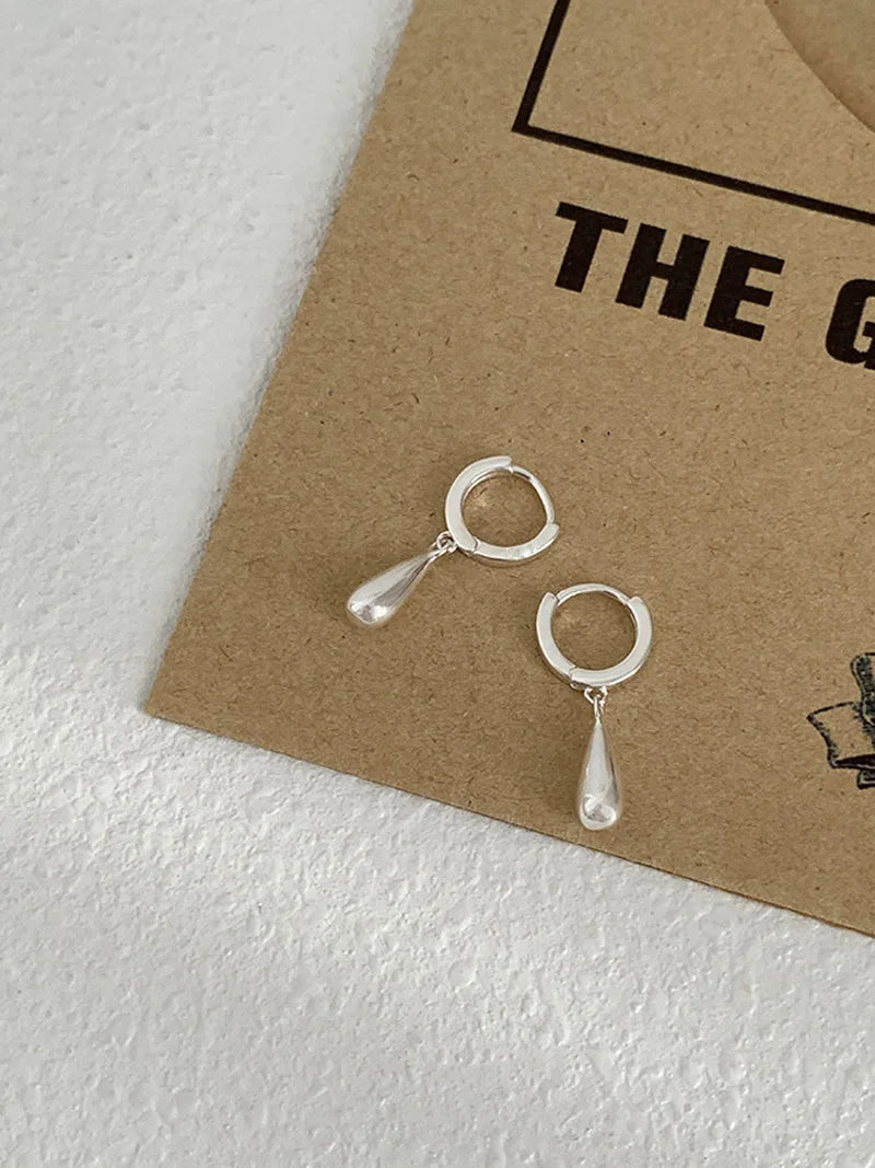 CowLost | business-card-cases-sam-panda-925-sterling-silver-waterdrop-earrings-for-women |7