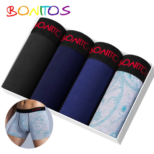 CowLost | 4-piece-mens-panties-cotton-boxers-for-man-underwear |1
