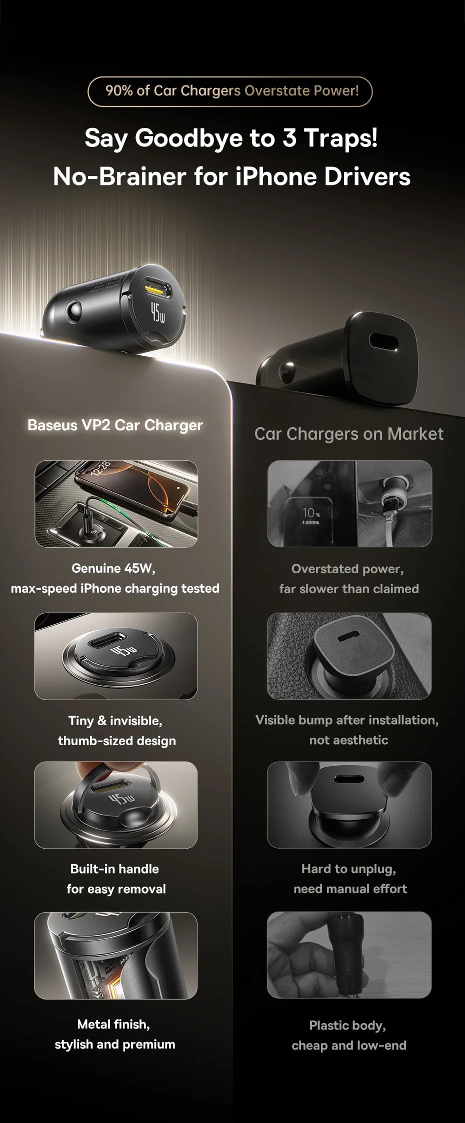 CowLost | baseus-45w-mini-car-charger-qc-pd-pps-ufcs-fast-charging |7