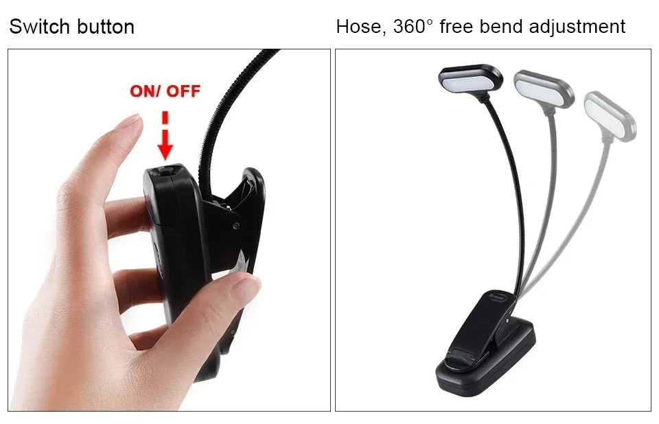 CowLost | product_id-battery-powered-mini-led-book-light-with-flexible-clip-and-eye-protection |15