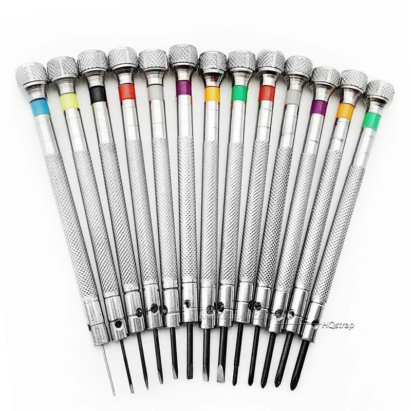 CowLost | product_id-13pcs-precision-watchmaker-screwdriver-set-0-6-2-0mm-slotted-cross-repair-tools |8