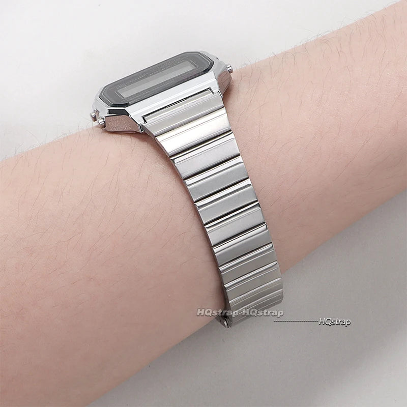 CowLost | product_id-stainless-steel-watch-bands-18mm-20mm-for-casio-f-91w-a158-a159-a168-a169-b650-ultra-thin-vintage-metal-bracelets |3