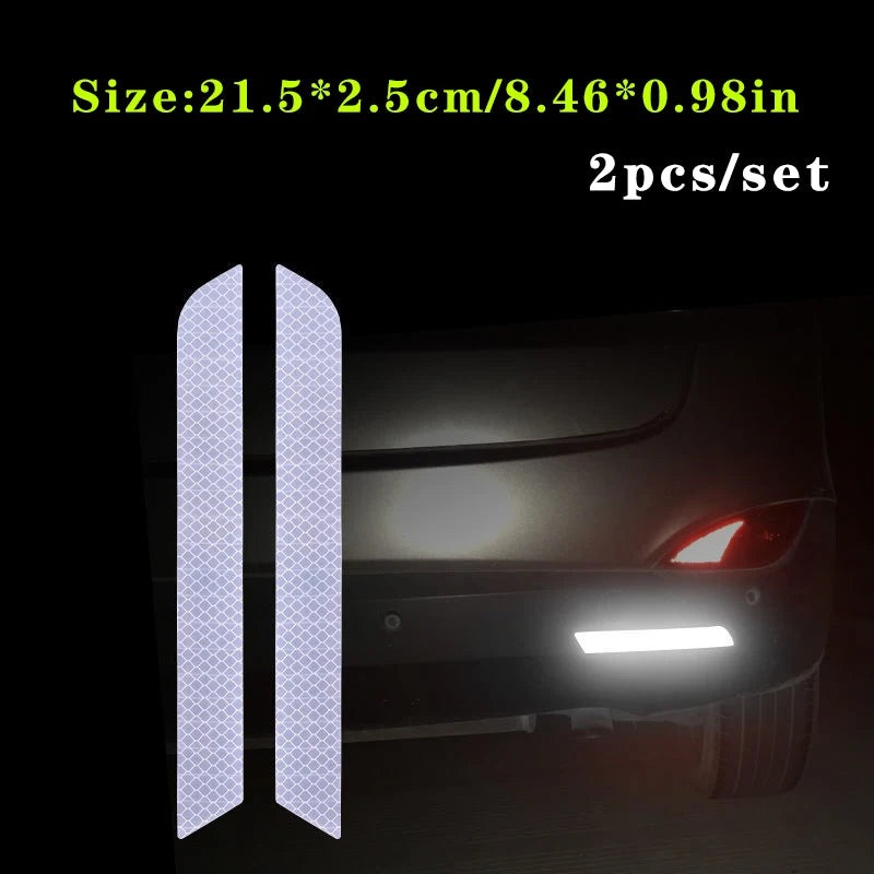 CowLost | product_id-2pcs-reflective-car-rear-bumper-safety-strip-stickers |12