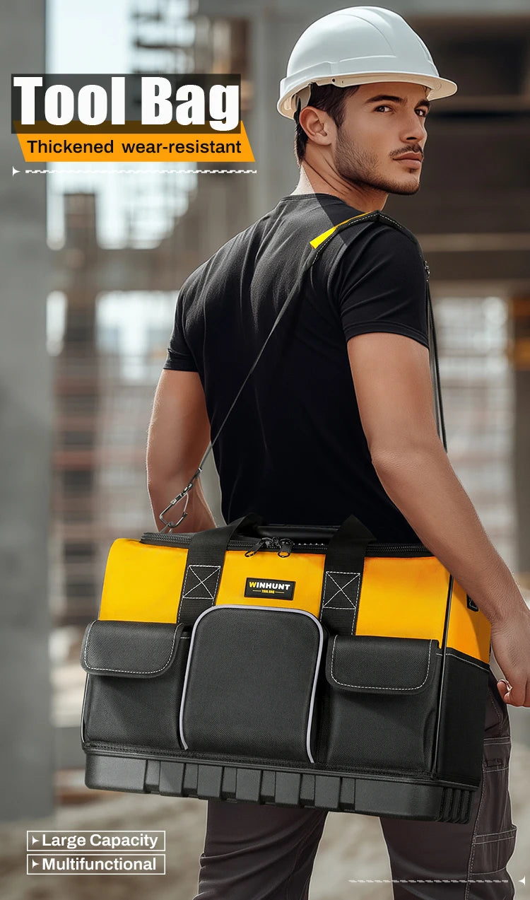 CowLost | product_id-winhunt-heavy-duty-tool-bag-with-wide-mouth-molded-bottom-adjustable-strap |7