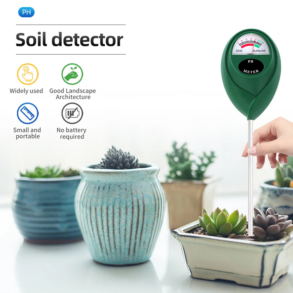 Digital Soil PH Meter Tester with Probe for Garden Plant Soil Acidity Test